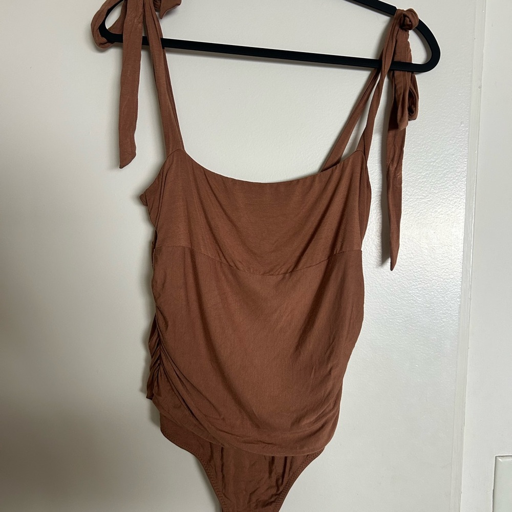 MAJORELLE Brown Bodysuit